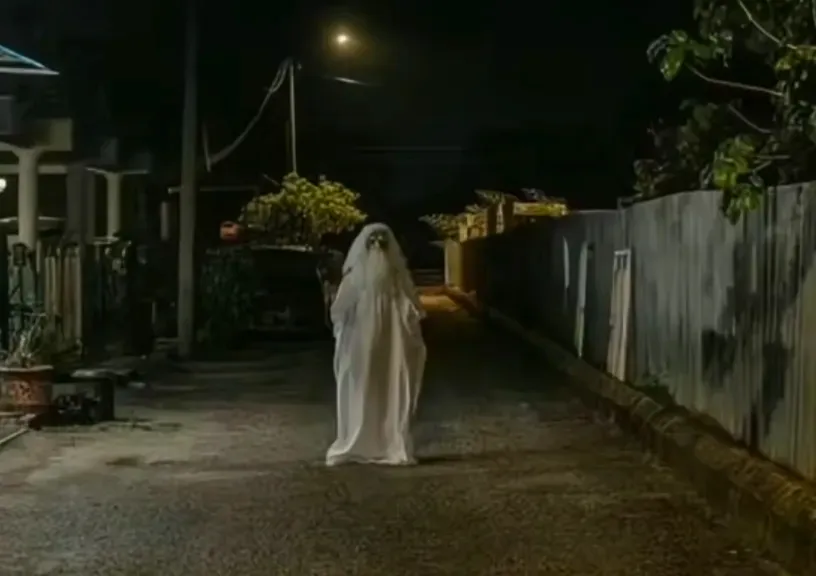 Ghost Prank Ends in Assault