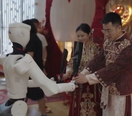 Humanoid Robot Joins You at the Wedding