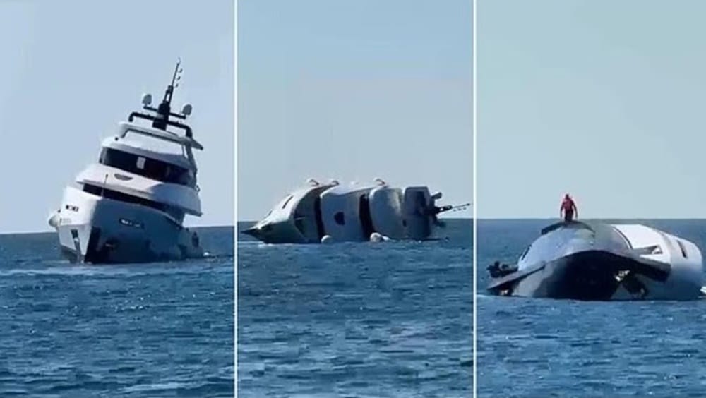 Luxury Yacht Sinks in Turkish Waters Just 15 Minutes After Setting Sail