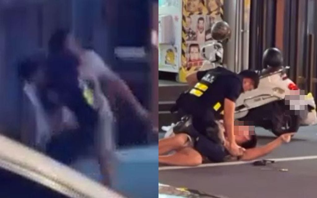 Puli Drunken Brawl Stopped by Police Throw