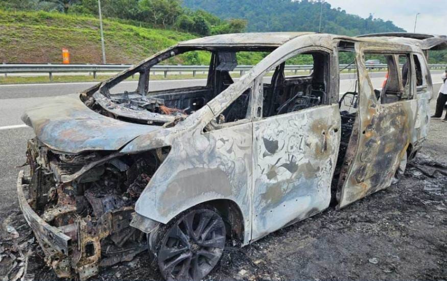 SUV Bursts into Flames on Highway; Legislator Couple Escapes to Safety