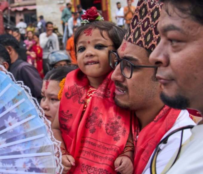 2-Year-Old Girl Becomes Nepal’s New Living Goddess Kumari, Reviving an Ancient Spiritual Tradition