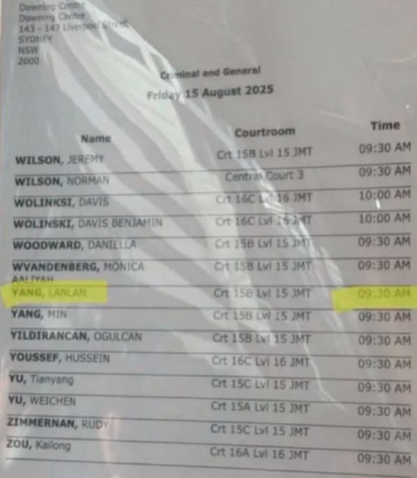 Yang Lanlan Reveals Herself in Court: 10-Minute Video Appearance and Case Update