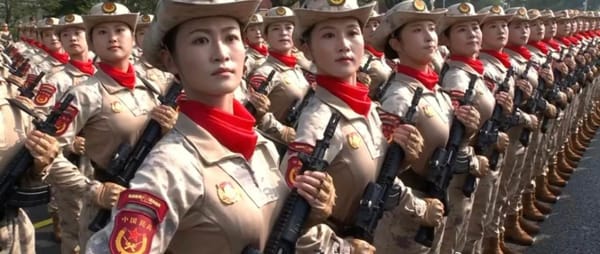 Female Militia Formation: Grace and Power Combined