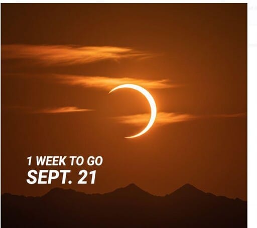 Rare Solar Eclipse Spectacle! Moon to “Bite” Over 70% of the Sun on September 21